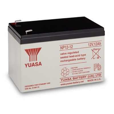 Batterie rechargeable 12 volts 12 Ampères/heure