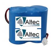Pack de 2 piles lithium pour sirène radio altec - LITH 01