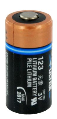 Pile lithium pour détecteur radio Honeywell - CR123A